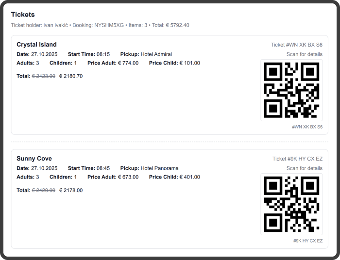 tickets